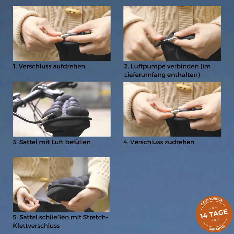 fahrradsattel aufpumpbar AirBuddy