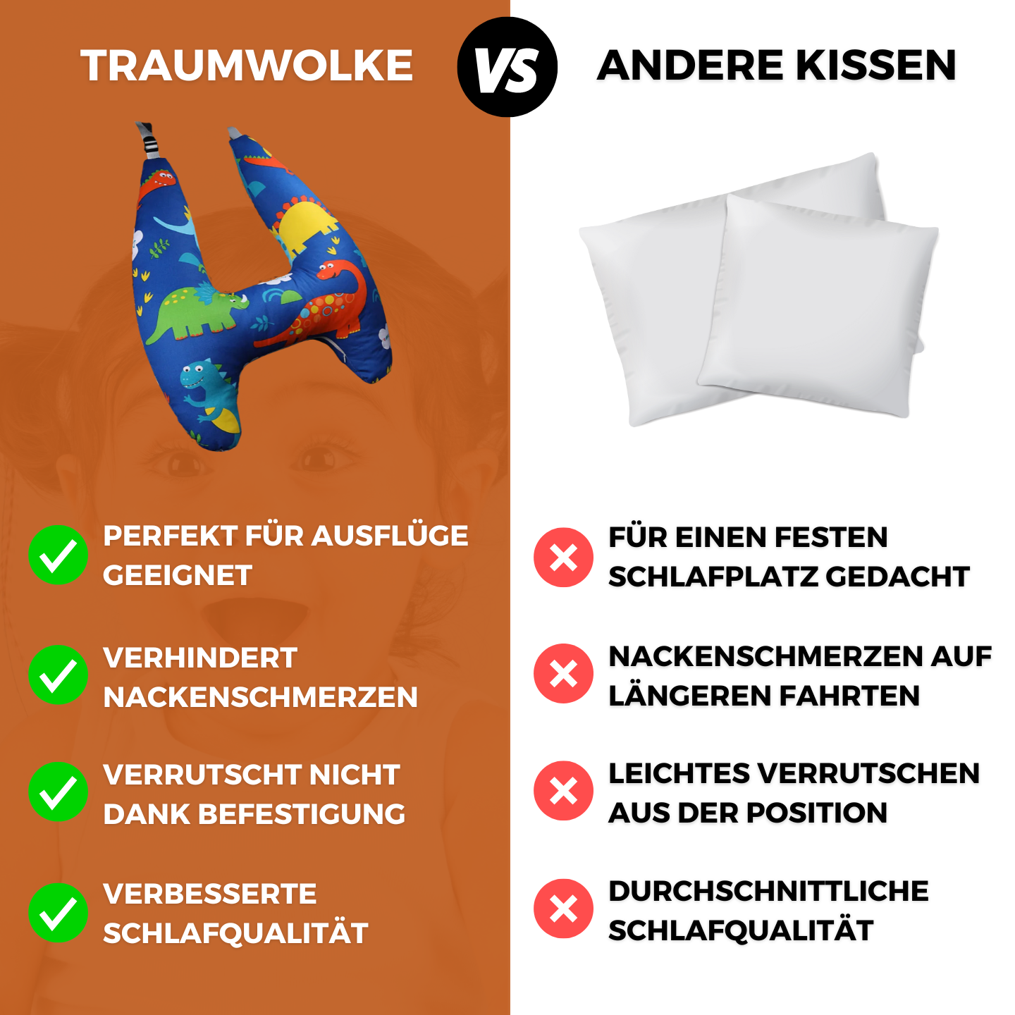 Kuschelwolke - Das Reisekissen